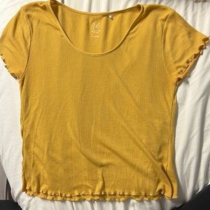 PacSun sunflower yellow t shirt